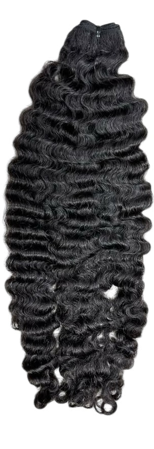 Raw Burmese Curly Wavy